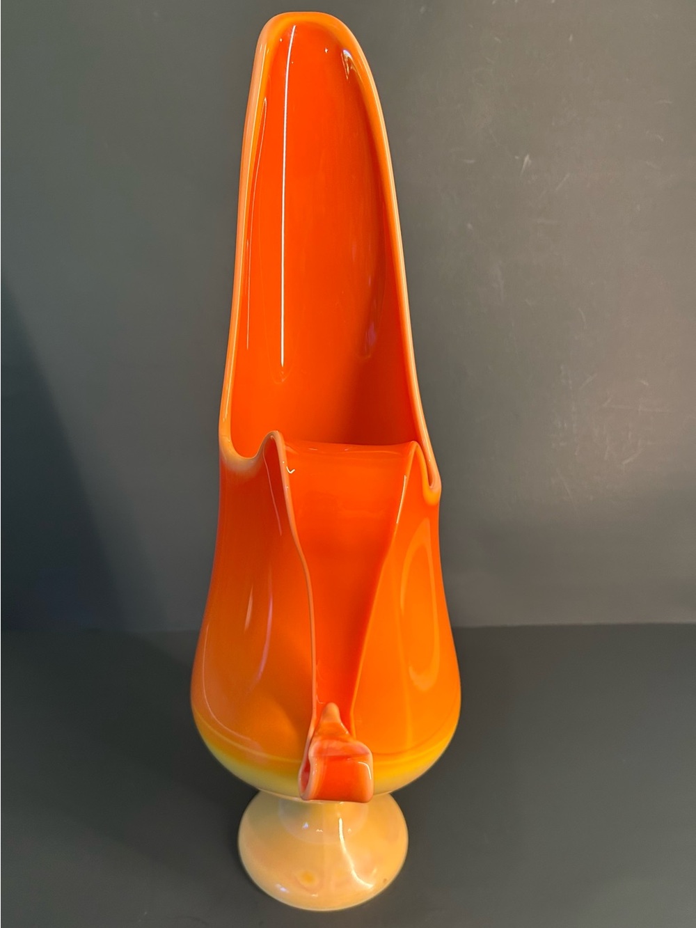 LE Smith Bittersweet Ewer Pitcher Vase 17.5” MCM - Picture 5 of 8